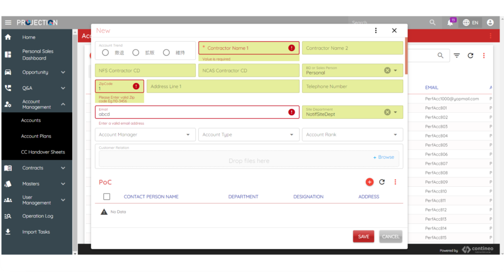 Input Validations